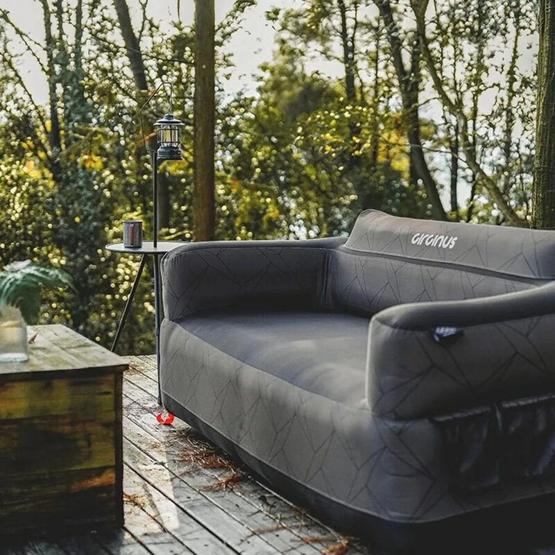 Outdoor Lazy Air Sofa faltbare Natur Indoor Camping Luft Sofa aufblasbare romantische Reflexion Schlafzimmer Strand Lounge Hotel Air Chair