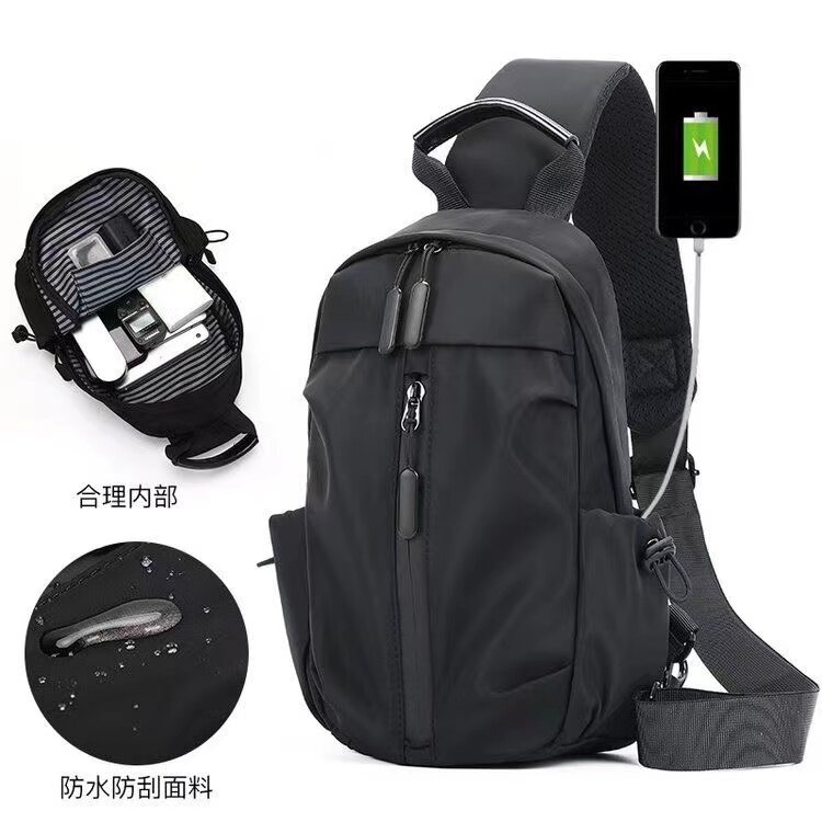 versatile Korea style chest bag ins hot Chest Rig tactical Functional package pre chest Charging interface casual