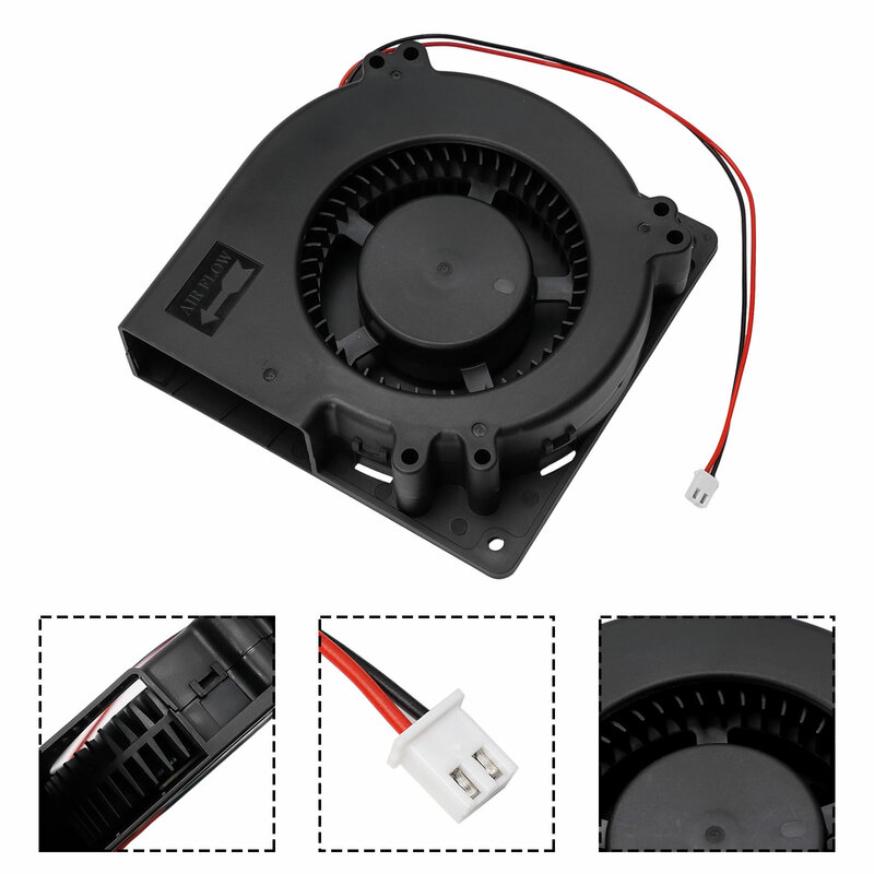 Effective cooling solution for computer systems Double Ball DC5V12V24V Large air volume fan grill turbo blower cooling fan