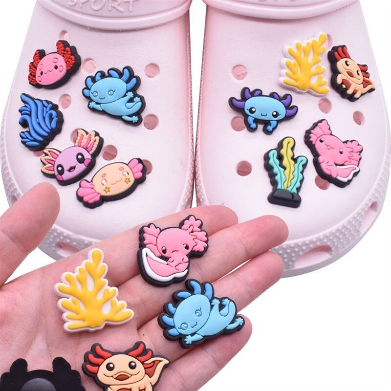 1pcs Pins for Crocs Charms Shoes Accessories Fish Decoration Jeans Women Sandals Buckle Kids Favors Men Badges Boy Girl Gift