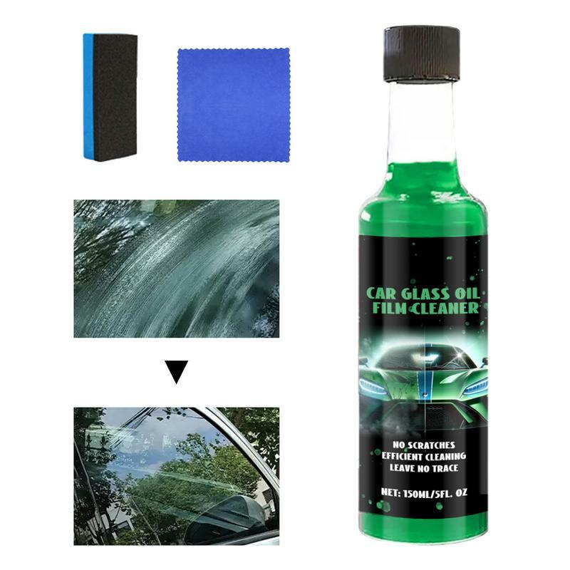 Glass Oil Film Remover Automotive Glass Cleaner Water Spot Remover 150ml Car Windshield Cleaner Glass Film Removal Fluid For Car