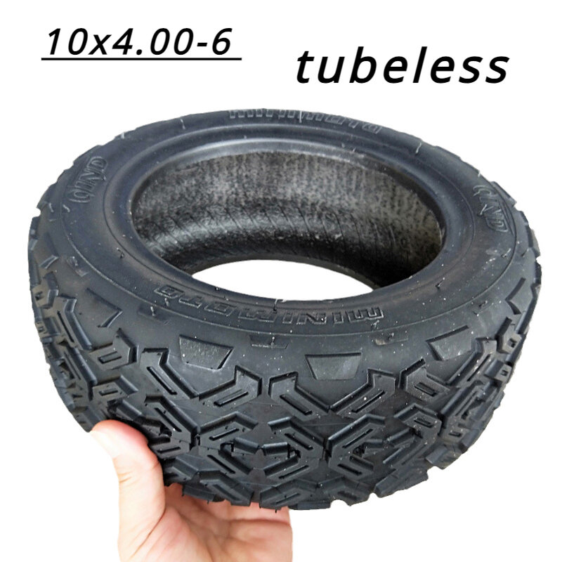 10 Inch Vacuum Tyres 10X4.00-6 10*4.00-6 Tires Tubeless Vacuum Tyre for Snow Plow Go Karts ATV Quad Bike OFF-Road