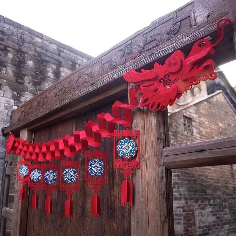 Decoraciones de techo de dragón, suministros de fiesta de año nuevo, adorno de año Lunar para tiendas, fiesta de restaurante