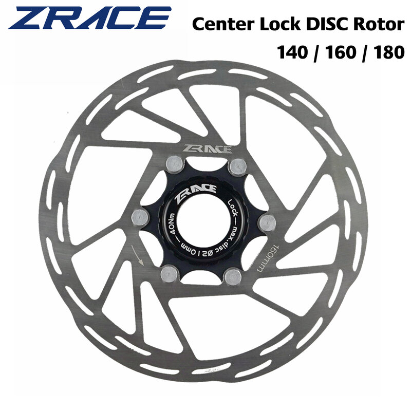 Zrace Center Lock Disc Rotor Bike Brake Rotor Sterke Warmteafvoer Drijvende Rotor 140Mm 160Mm 180Mm Mtb/Road Schijfrem