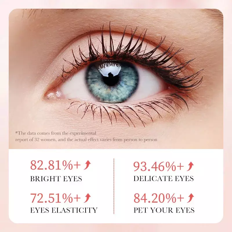 BIOAOUA розовая эссенция для глаз с гиалуроновой кислотой для удаления темных кругов под глазами сумки для глаз против морщин увлажняющее средство для ухода за кожей