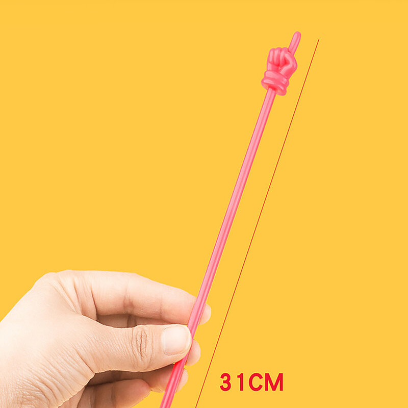 10 pz insegnamento puntatore dito Design colorato antiscivolo manico in resina pieghevole bambini palmare presentatore insegnamento Stick