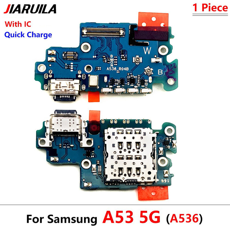 USB зарядное устройство, зарядная плата, док-порт, разъем, гибкий кабель для Samsung A12 A02 A02s A03s A03 Core A13 A22 A32 A33 A53 A04 4G