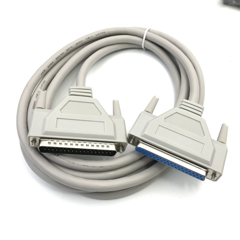 Kabel 37Pin DB37 złącze męskie/żeńskie D-SUB Port przedłuż kabel danych 0.5M 1.5M 3M 5M