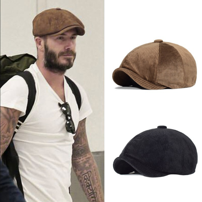 Unisex wiosna jesień zima gazeciarz czapki mężczyźni i kobiety ciepły ośmiokątny kapelusz dla mężczyzn detektyw kapelusze Retro kaszkiety