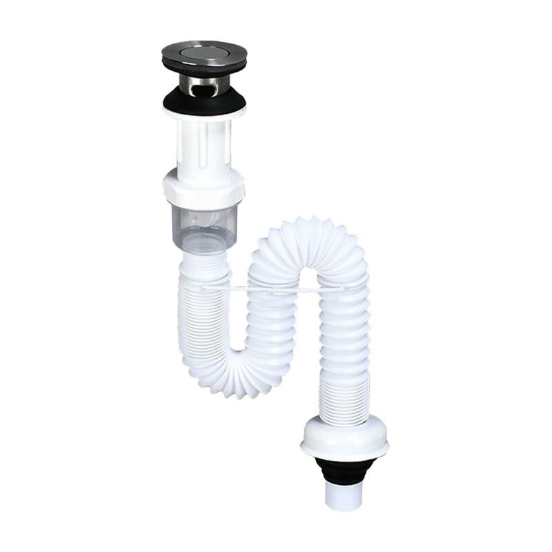 Tubo di scarico del lavandino del bagno facile installazione prolunga durevole tubo di drenaggio per bagno lavabo cucina bagno di casa