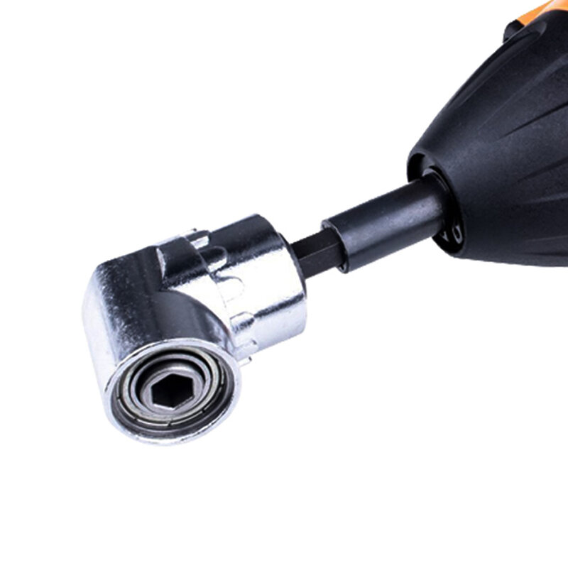 1Pc 105 Graden Hoek Extension Schroef Driver Socket Houder Adapter Verstelbare Bits Nozzles Voor Schroevendraaiers Bit Haakse Hoofd