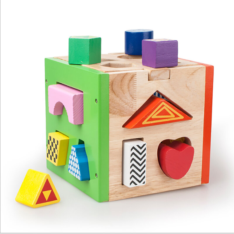Конструктор детский классический деревянный, геометрический конструктор «сделай сам», для дошкольного образования