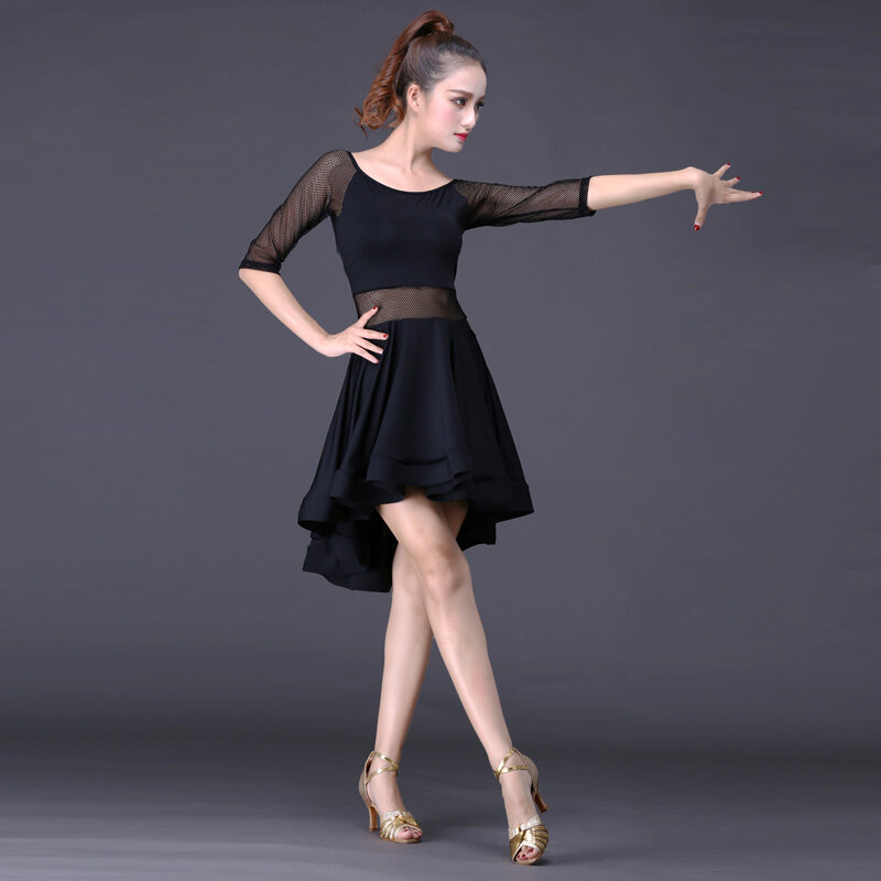 فستان تدريب الرقص اللاتيني للنساء ، زي منافسة مثير للبالغين ، الربيع والصيف