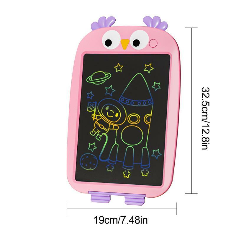 Tablette de dessin et d'écriture LCD avec écran coloré de 12 pouces, jouet d'apprentissage et d'activité