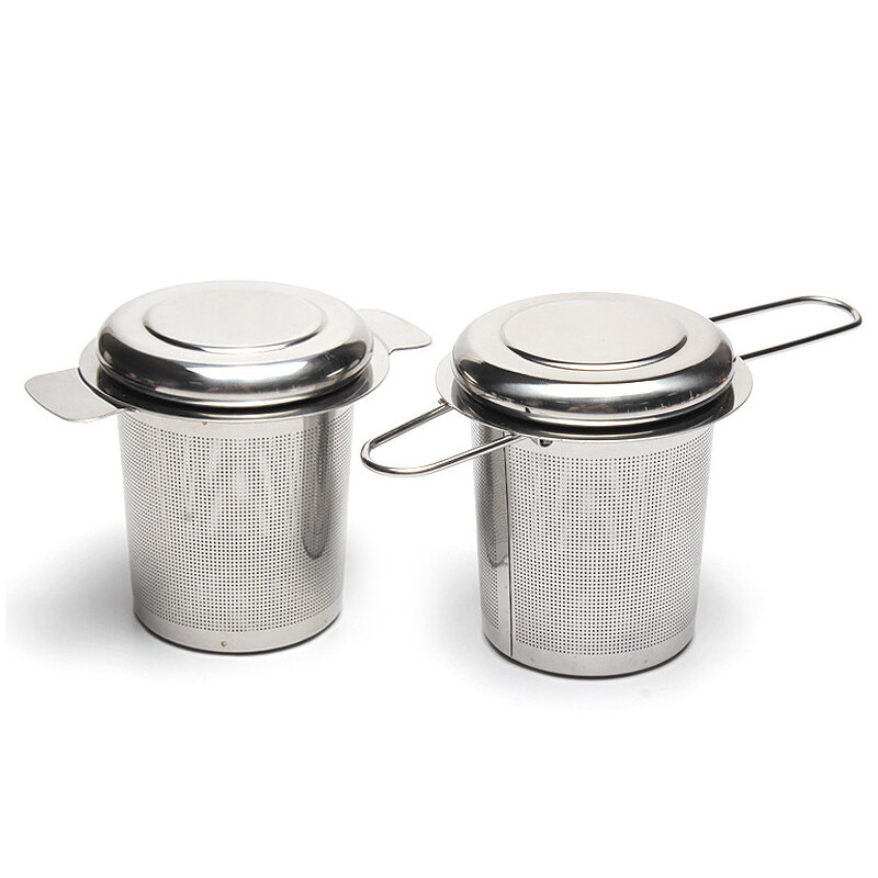 Edelstahl Tee Infuser Silber Mesh Küchen zubehör sichere Dichte wieder verwendbare Teesieb Kräutertee Werkzeuge Zugang