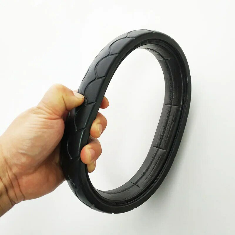 Stroller Tire For Uppababy Vista Pushchair Front Wheel PU Tubeless Outer Tyre Cover Baby Buggy Replace Accessories