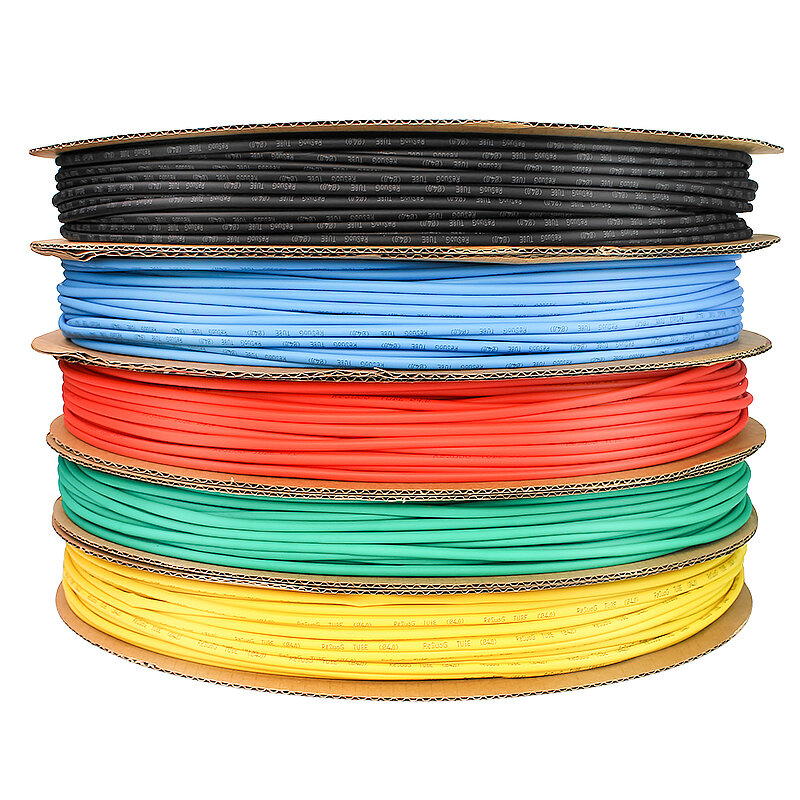 Manguito termorretráctil para envolver cables, KIT de envoltura de cables, envoltura de cables, color negro, 2:1