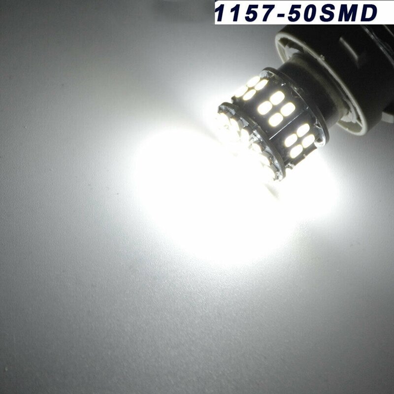 الذيل الفرامل LED أضواء لمبة لتويوتا كورولا RAV4 06-13 ، 1157 ، 50SMD ، بدوره مصباح إشارة ، أبيض ، 12 فولت ، 2 قطعة ، 6000K ، 2 قطعة