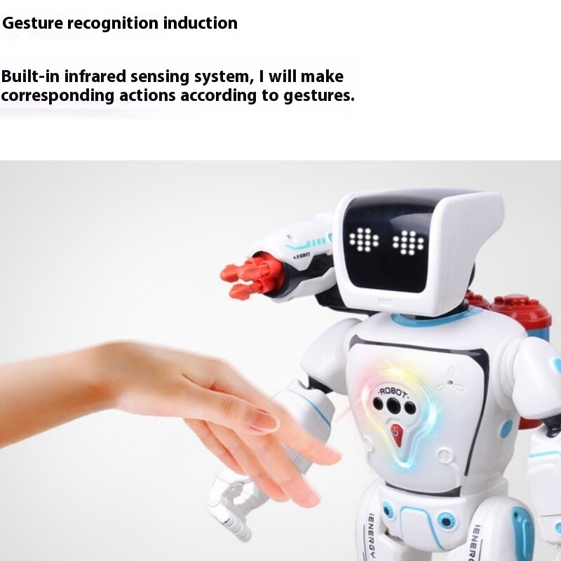Pigments électriques chantant des contaminants phtaliques, jouets robots intelligents, télécommande de dialogue, cadeaux de genre pour enfants