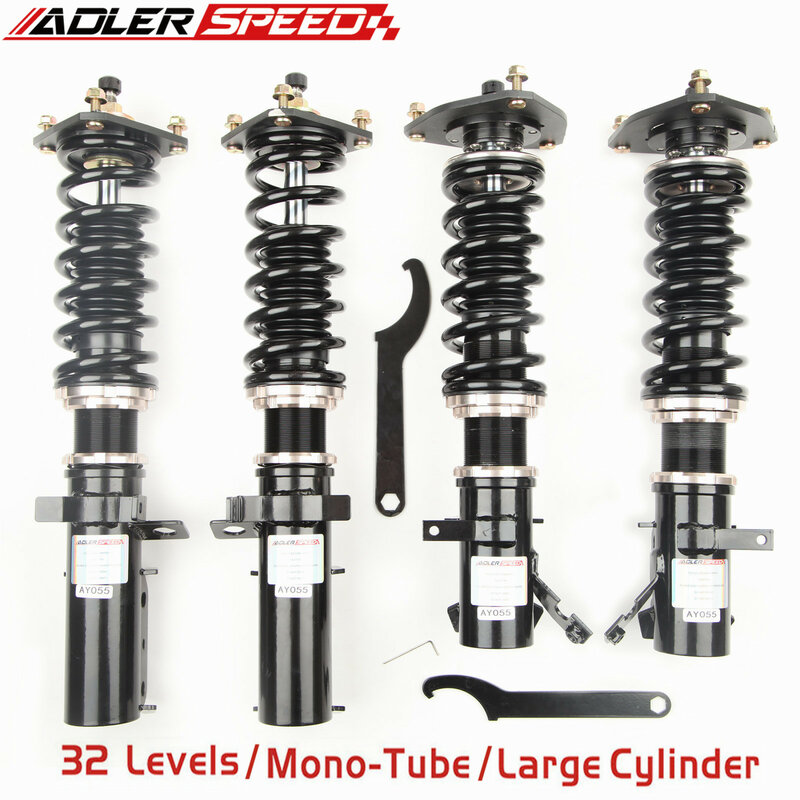 ADLERSPEED 32-Way Adjustable Coilovers Suspension For Toyota Corolla FWD (AE92) 1988-92