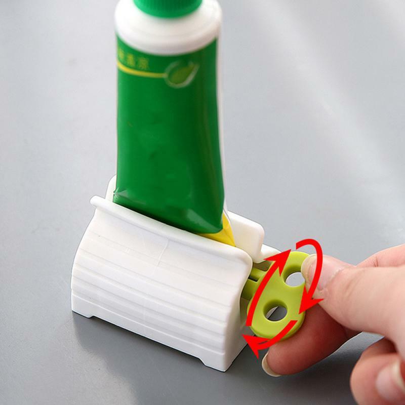 Exprimidor de tubo de pasta de dientes multifuncional, prensa Manual de 1 a 10 piezas, limpiador Facial con Clip, para Baño