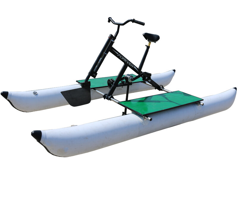 Inflável Float bicicleta pedal, bicicletas, mar, lago, bicicleta de água, peso leve, dobrável, novo produto, venda
