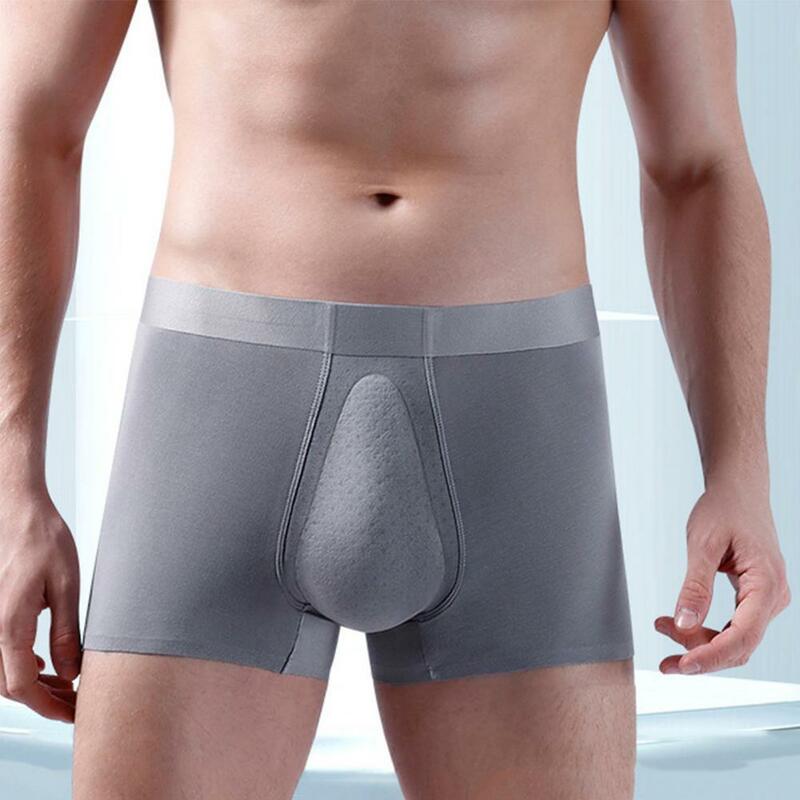 กางเกงบ็อกเซอร์ของผู้ชายไร้รอยต่อพรีเมี่ยมมีสายรัดเอวที่กว้างและระบายอากาศได้มีความชื้นสูงสำหรับ Comfort