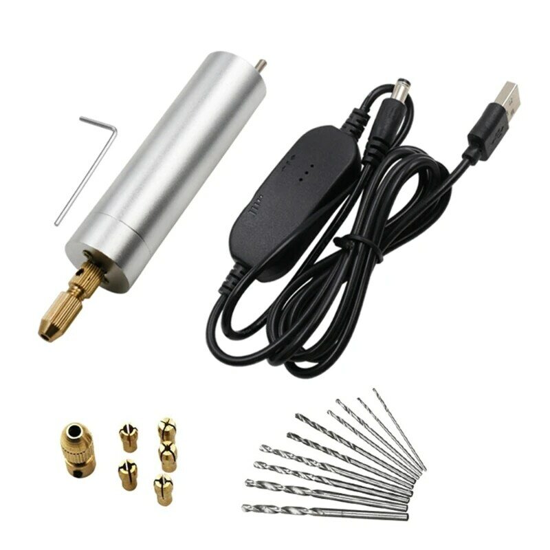 Mini amoladora recargable, herramienta rotativa Micro, pluma grabadora, juego de amoladora eléctrica
