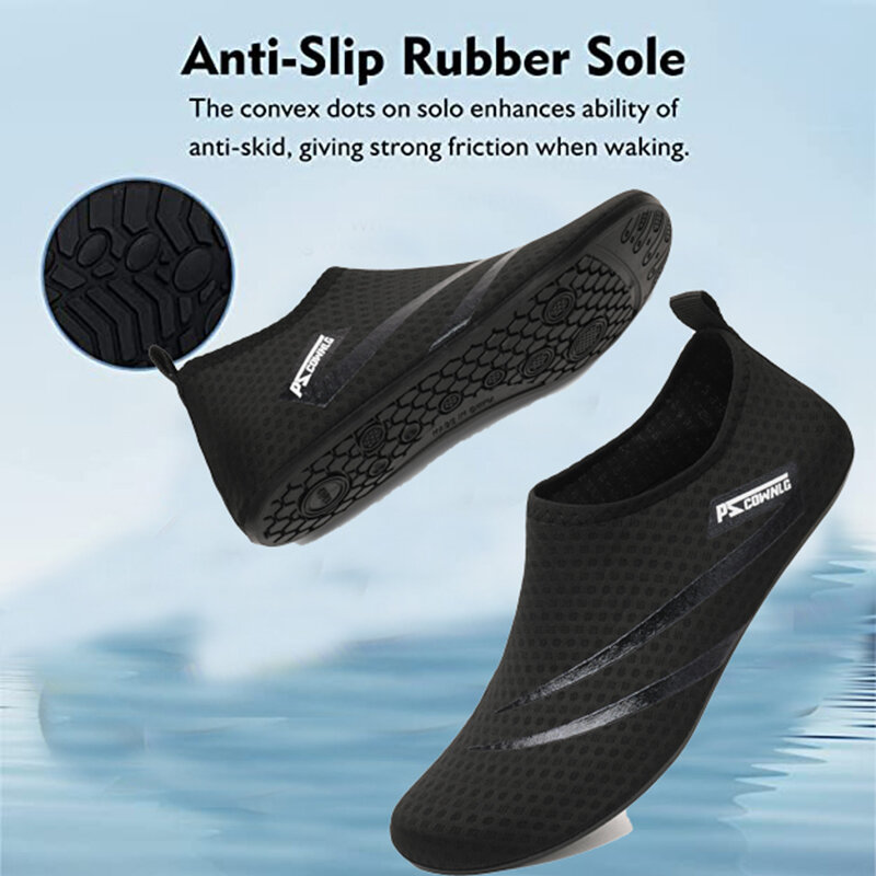 Nisex Water Non-Slip Sneaker Swimming Diving Socks Summer Aqua Beach Sandal Flat Shoe Seaside Slipper For Men Women