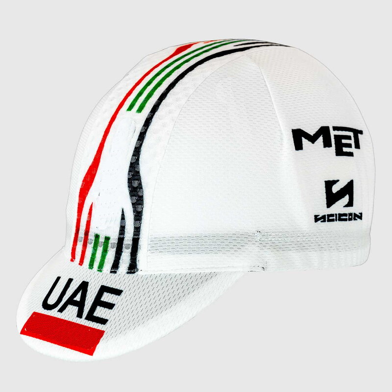 2024 UAE หมวกขี่จักรยานแบบทีมหมวกปั่นจักรยานเสือภูเขารองเท้ากีฬากลางแจ้งระบายอากาศได้ดีหมวกขี่จักรยาน