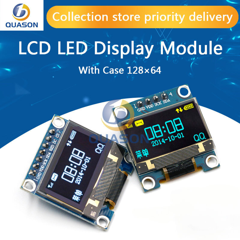 0,96 inch oled IIC Serien Weiß OLED Display Modul 128X64 I2C SSD1306 12864 LCD Screen Bord GND VDD SCK SDA für Arduino