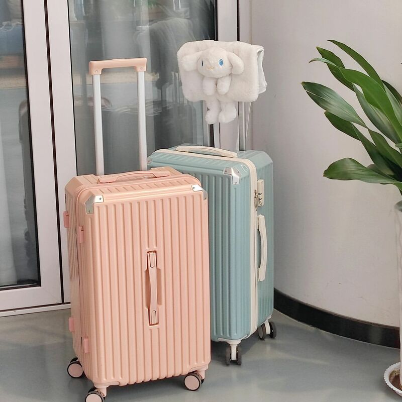 VIP customized suitcase 2024 new fashion student goodies large capacity trolley boarding suitcase