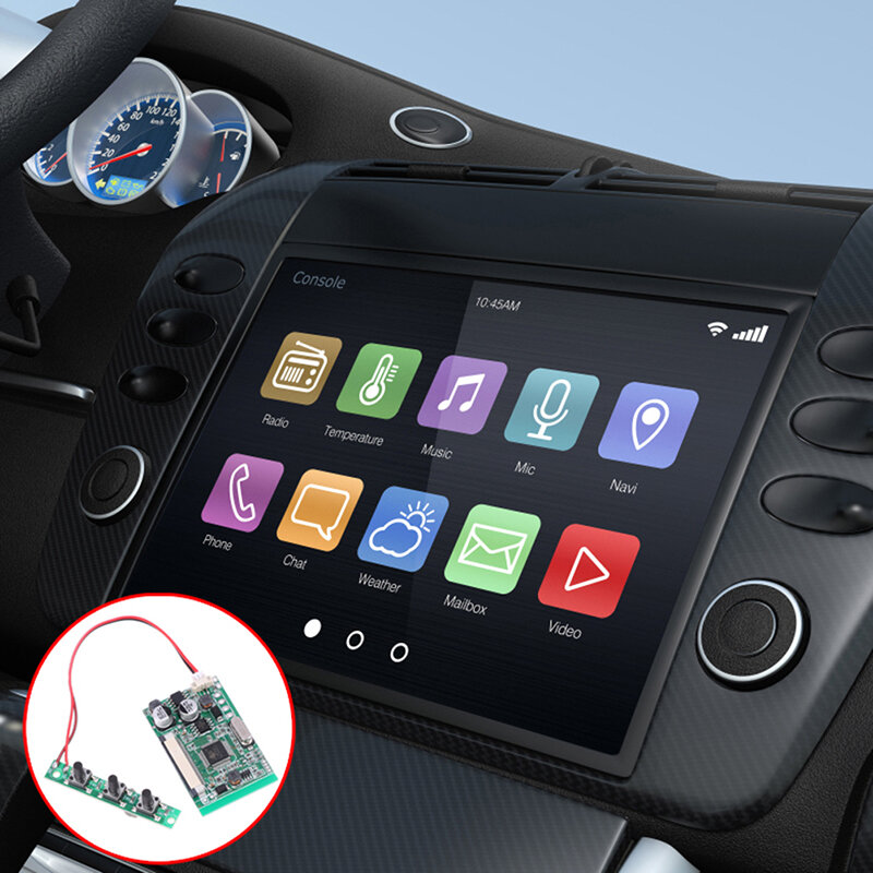 車のディスプレイ用のマザーボード,LCD画面付きマザーボード,4.3インチ,5インチ