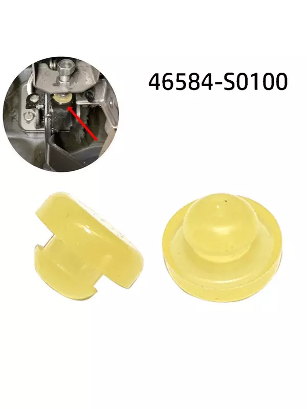 Pad Brake Pedal Stop Pad Durable Not Universal Fitment Plastic Material 2 Pieces 4651201R00 Accessories Brand New