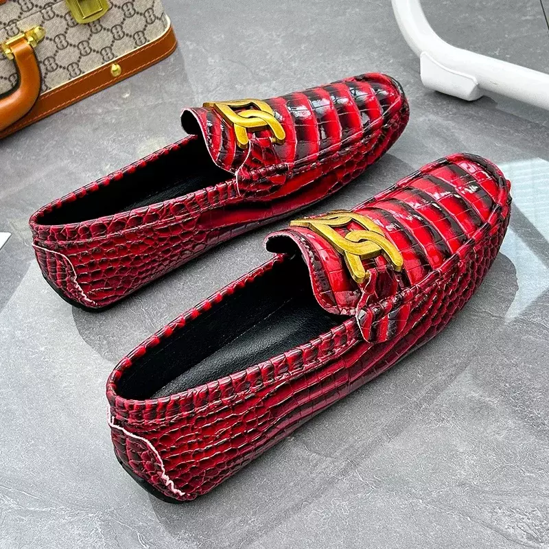 New Loafers Shoes Men Loafers Shoes 2024 Summer Fashion Shoes Men High Quality PU Leather Man Classic Comfy Casual Men Loafers