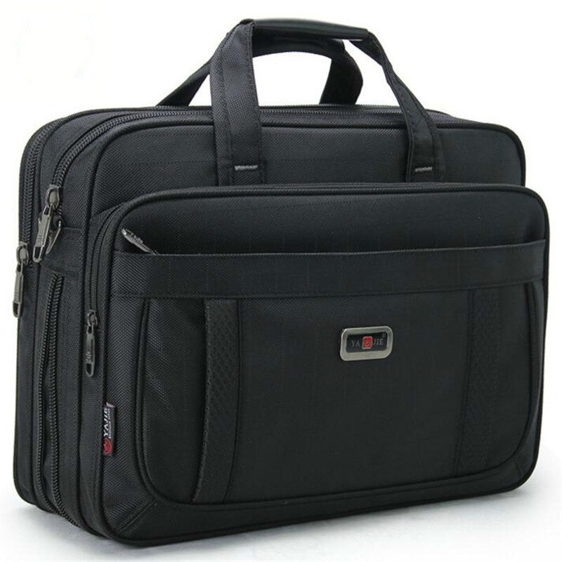 Мужские сумки для ноутбука, Большая вместительная сумка на одно плечо, Модный деловой мужской портфель, бренд 15 "для HP DELL Lenovo Apple Acer Asus