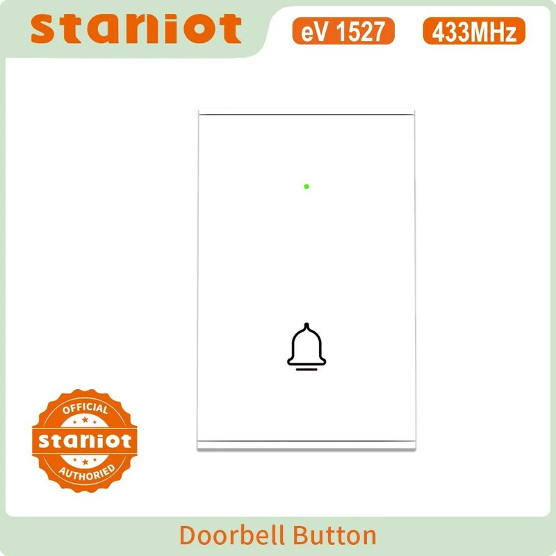 Staniot-Sonnette de porte sans fil B100, Tuya Smart Home, kit de protection de sécurité, sonnette vidéo 433Mhz, système d'alarme antivol 101