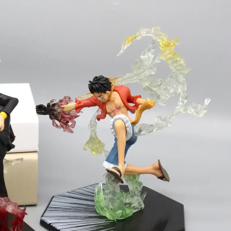 Roronoa Zoro Anime Action Figure, Brinquedos Colecionáveis, Modelo Novo Mundo, PVC, Presentes para Crianças, 18cm