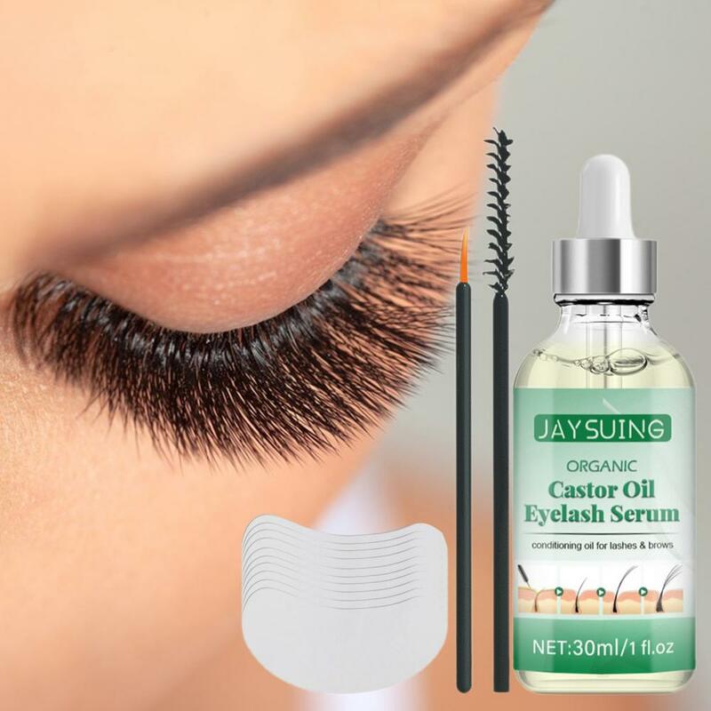 Eyelash Oil Set Nourishing Moderate Castor Oil Eyelashes Growth Enhancer Liquid Non-irritating Eyelash Growth Oil for Women