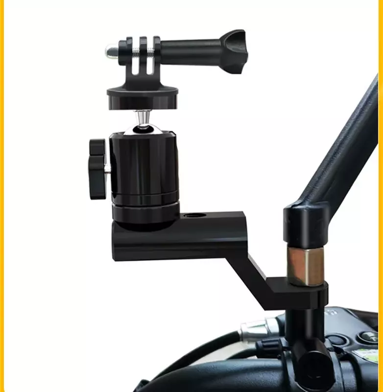 IAMOK – support pour enregistreur de moto, caméra de sport, Base de montage de rétroviseur, vis universelle 1/4, accessoires de cyclisme