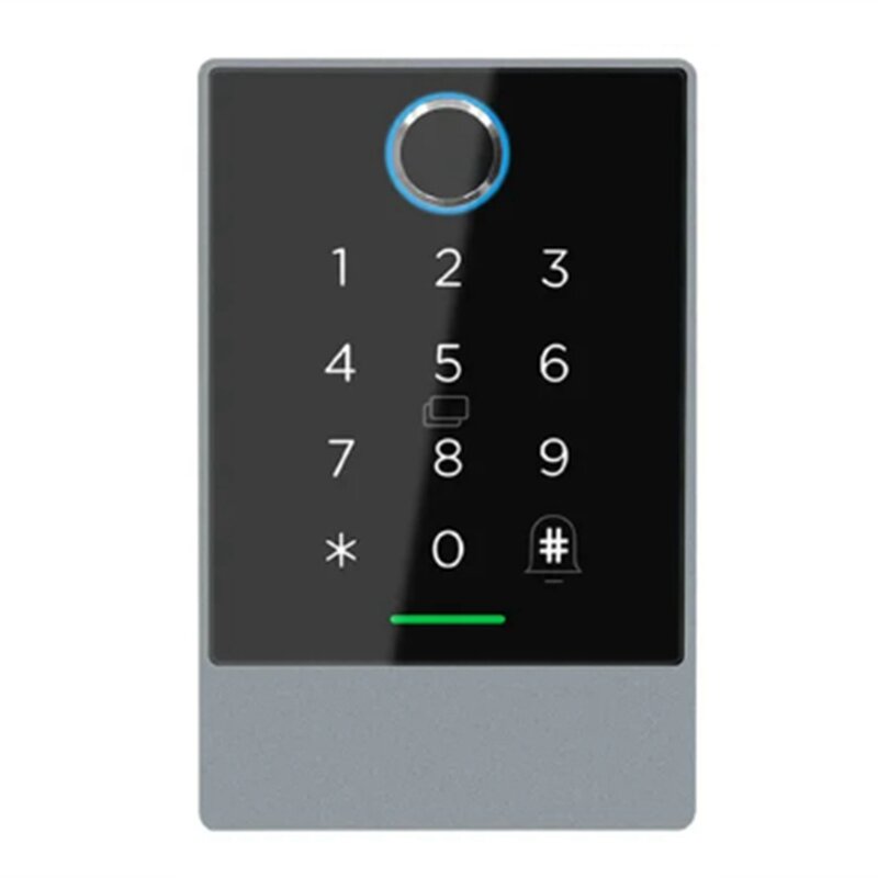 Mortise Fingerprint Door Status Sensor Rfid Door Access System G2 Gateway Smart Phone App 13.56Mhz