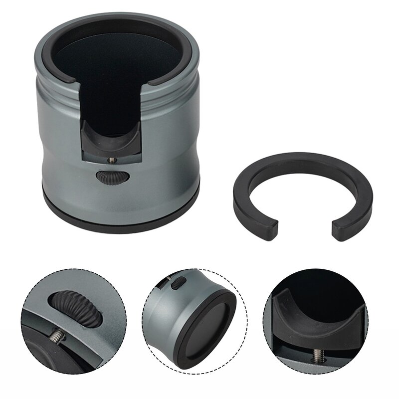 Portafiltro per caffè Espresso Tamper Stand Base regolabile manico per caffè in alluminio Tamper per 51/53/58mm portafiltri strumenti