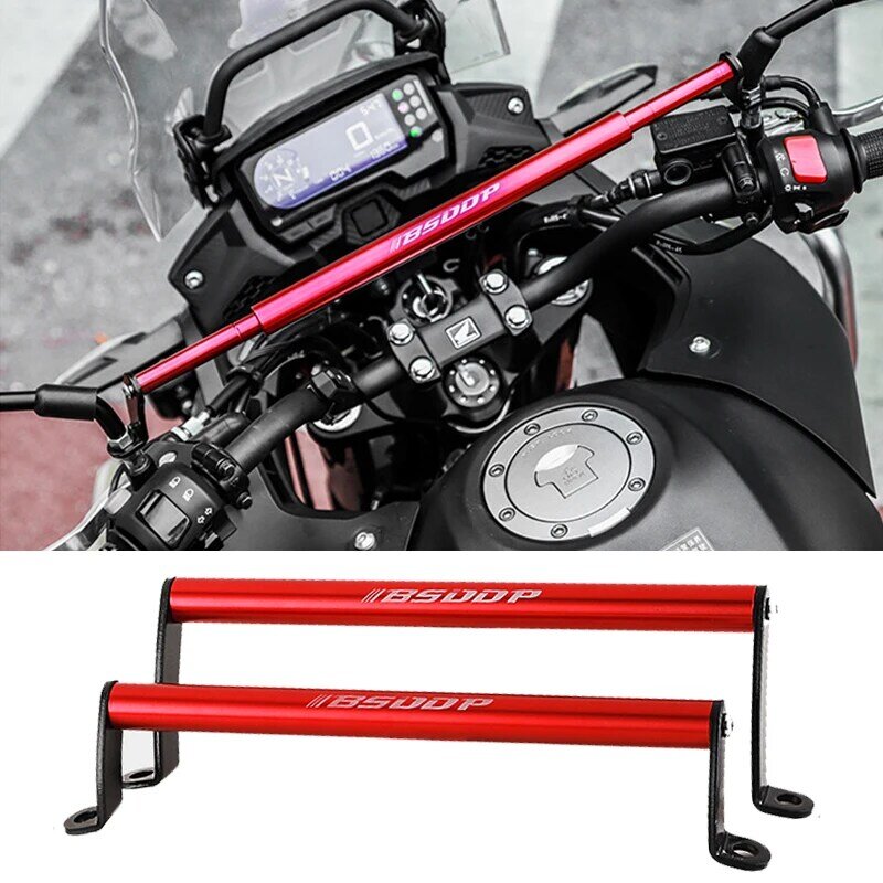 22mm Universal Motorcycle Reinforced Bar Modified Accessories Decorative Handlebar Crossbar Motocross Reinforcement Balance Bar