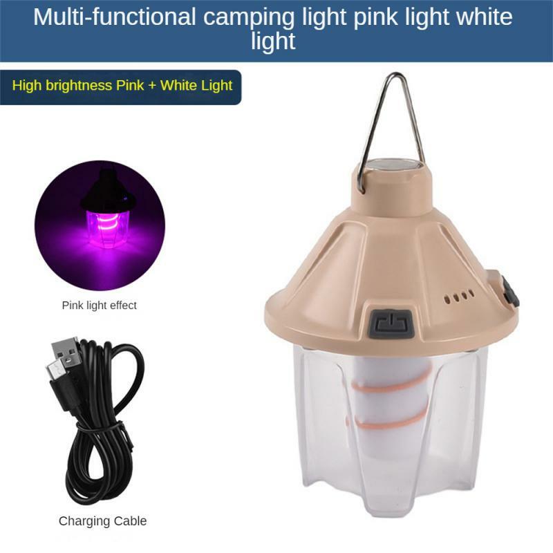Luces de Camping portátiles, lámpara de luz Led recargable, Bombilla de emergencia, carpas de alta potencia, iluminación, equipo de linterna