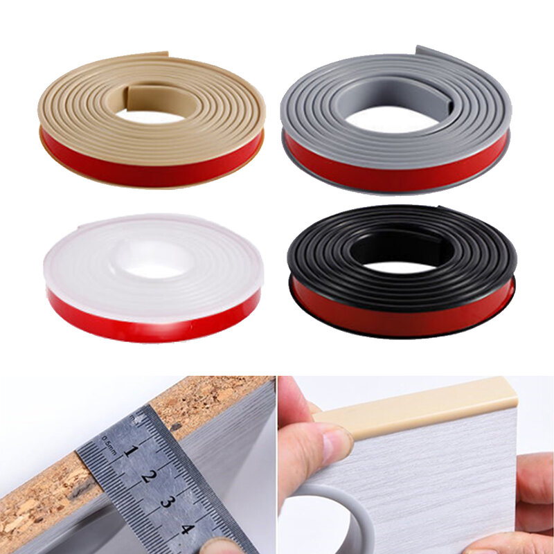 The Real Color Of PE Edge Banding Strip Sealing Tape 12/14/18/20/25mm U-Shaped Strip For Furniture Cabinet Desk Edge Guard Strip
