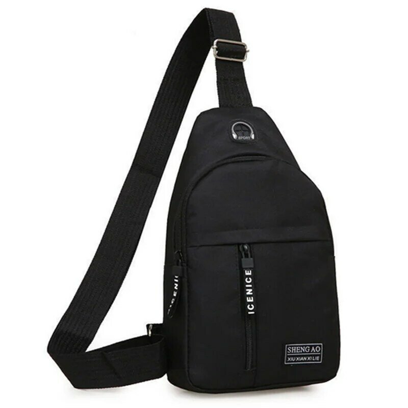 Поясная сумка для мужчин и женщин, маленькая холщовая нагрудная Сумочка через плечо, уличная многофункциональная мини-сумка в стиле хип-хоп