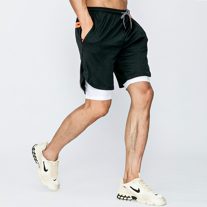 Pantalones cortos deportivos para hombre, transpirables, antideslumbrantes, para entrenamiento, Fitness, baloncesto, correr, senderismo, MM454, S-4XL