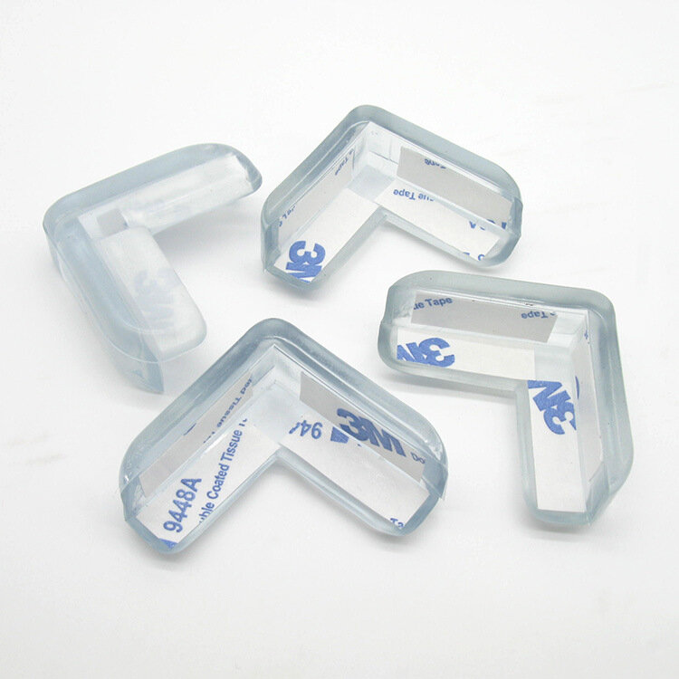 Thời Trang Mới Nhựa PVC Mềm Mại Để Bàn Bảo Vệ Cạnh An Toàn Bảo Vệ Góc Vỏ Bảo Vệ An Toàn Đệm Với Hai Mặt Băng Dính