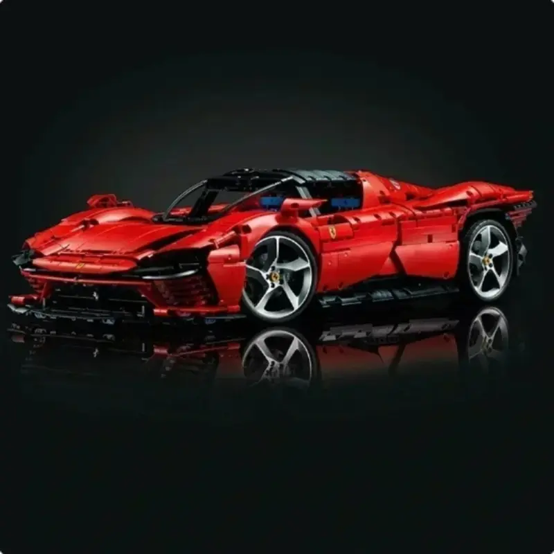 Bloques de construcción Technical para niños y adultos, juguete de ladrillos para armar supercoche Ferrari Daytona SP3, ideal para regalo, código 42143, novedad