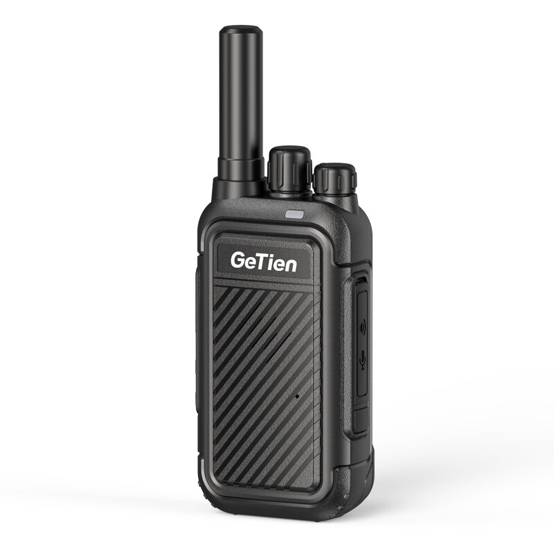 Getien-walkie-talkie de frecuencia de un clic, Radio bidireccional, Mini comumizador de Radio para comercio de servicios, Hotel o restaurante